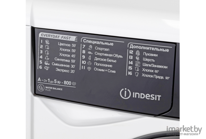 Стиральная машина Indesit EWSB 5085 BK CIS