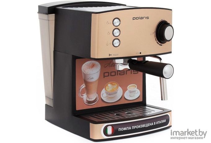 Рожковая кофеварка Polaris PCM 1527E Adore Crema